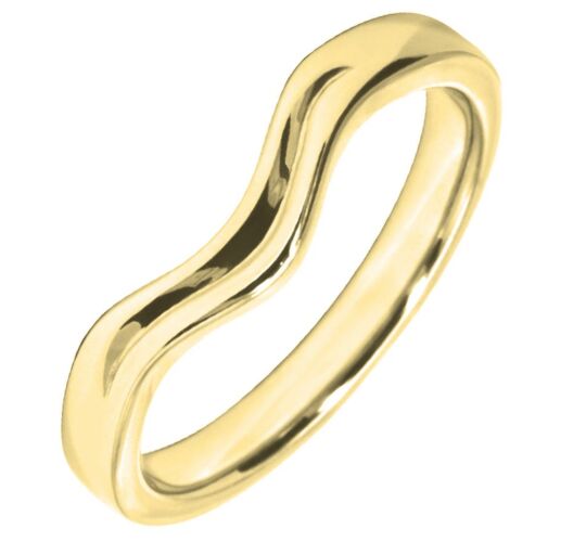 2.75mm Shaped Wedding Ring | W581